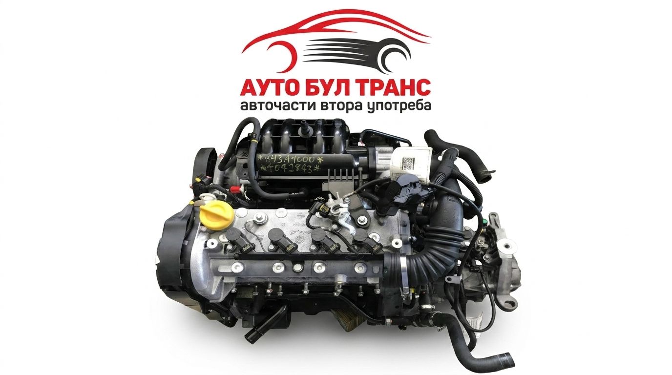 fiat bravo 843A100002 843A1000 -Двигател за Fiat Bravo 1.4i 2008г. - Image 1