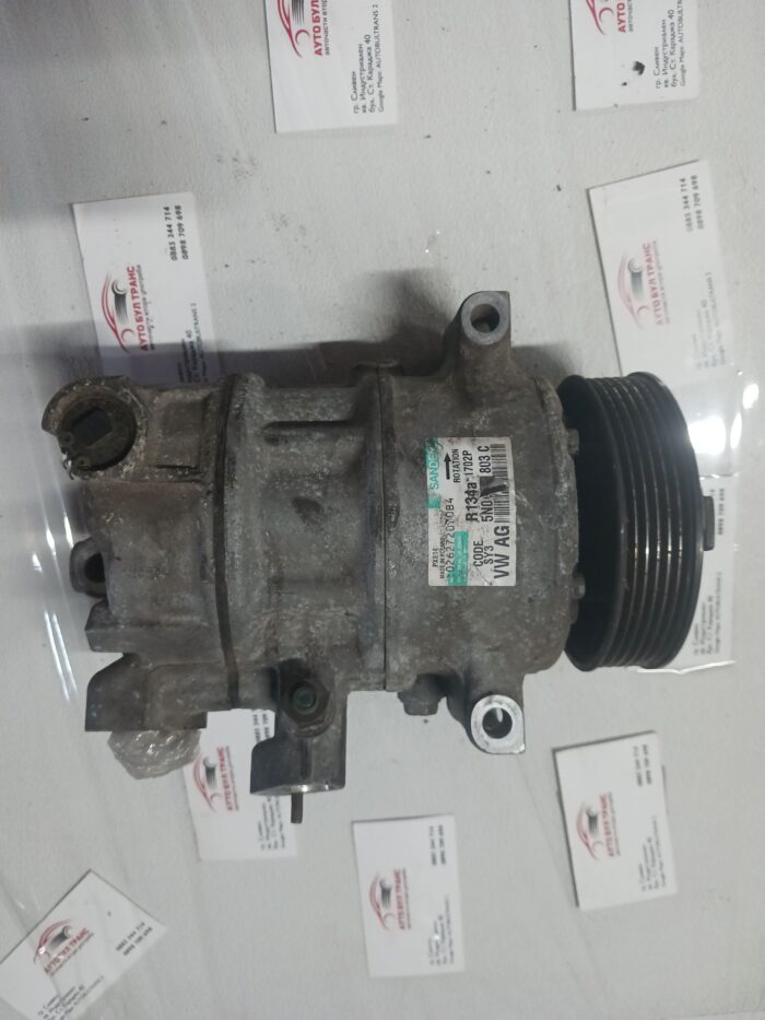 КОМПРЕСОР КЛИМАТИК- AUDI A3 1.8TDI 2010Г. 5N0820803 C - Image 3