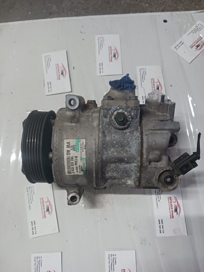 Компресор климатик 1K0820859 F VW GOLF V 1.9TDI (2003-2008г.) 6 писти - Image 4