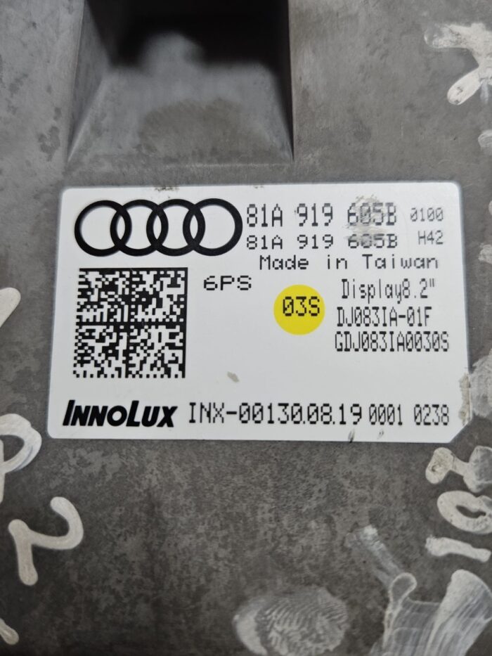 Audi Q2 GA – Мултимедиен навигационен дисплей MMI 8,25" (81A919605B) - Image 3