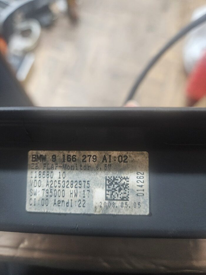 Дисплей навигация за Bmw1 E87(2007-2011) /9 166 279 AI:02 - Image 3